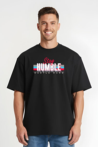 Printees Tricou Oversize - Stay Humble