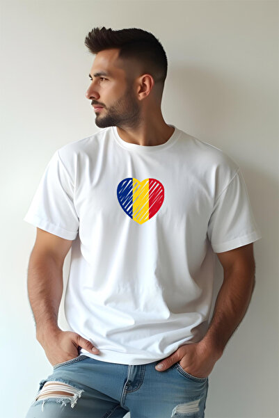 Printees Tricou Oversize - Tricolor România