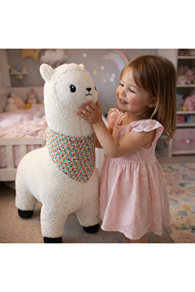 minidor 70 Cm Oyun & Uyku Arkadaşı Peluş Alpaka Lama Peluş Oyuncak Çocuk Odas...
