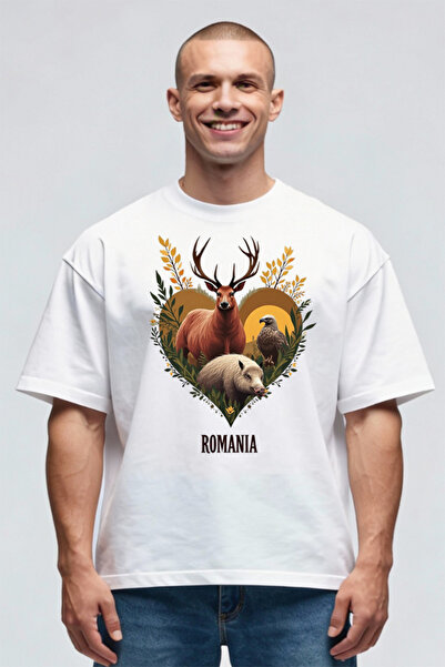 Printees Tricou Oversize - România