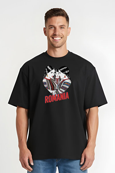 Printees Tricou Oversize - România
