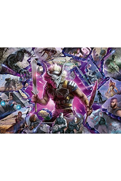 RAVENSBURGER Puzzle 1000 de piese - Colecția Marvel Villainous - Killmonger (...