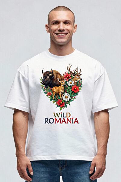 Printees Tricou Oversize - Wild Romania
