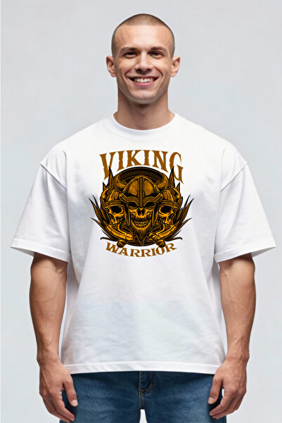 Printees Tricou Oversize - Razboinici Vikingi