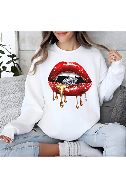 Kartier Bluza Dama Alba Diamond lips