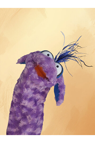 Trend Kukla "Kiki" Oynar Ağızlı Vantrolog El Kuklası, Kolsuz