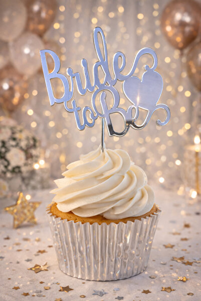 Happyewent Bride To Be Pleksi Cupcake ve Pasta Üstü Yazı – Bekarlığa Veda Süsü
