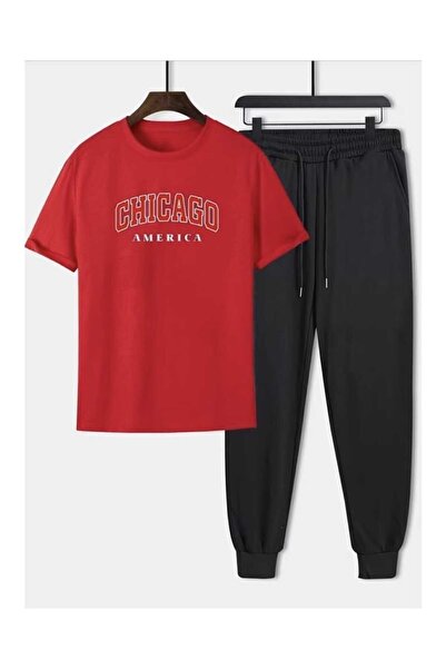 ibibik moda Panda Printed Oversized Lower Upper Tracksuit Set