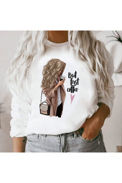 Kartier Bluza Dama Alba Love At First Coffee