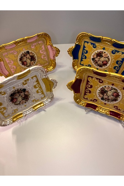 hasgül Dekoratif Mini Sunum Tepsisi