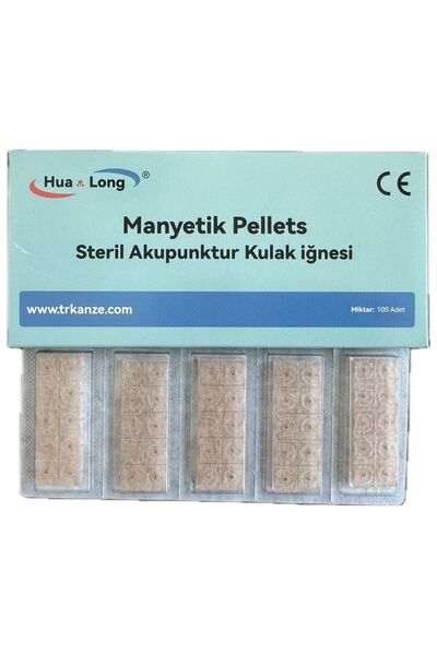 HUALONG Akupunktur kulak manyetik pellets 100lük paket 5 kutu 500 adet