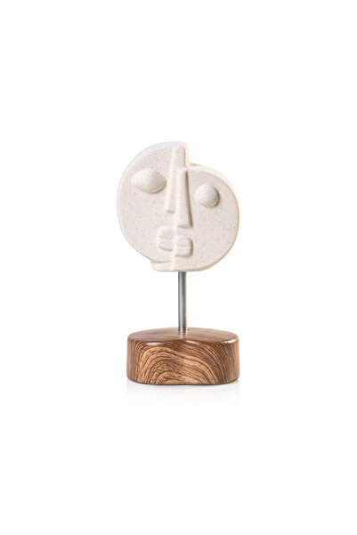 Midas Furniture Favarra art sculpture, white color