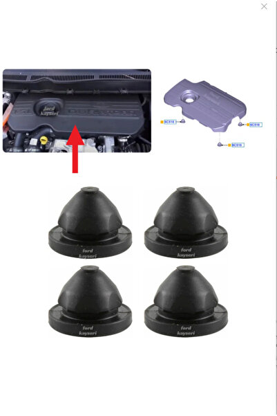 DGN Focus Uyumlu 1.5 Duratorq Motor Üst Kapağı Alt Takoz Takımı 4 Adet