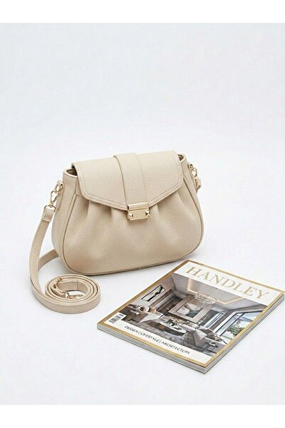 Handley حقيبة كتف نسائية بحزام متقاطع حقيبة SI مع تفاصيل قفل