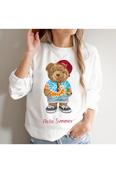 Kartier Hello Summer Hot White Women's Blouse