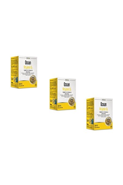 Ocean Vitamin D3 1,000 Iu Drops 50 ml 3-Pack