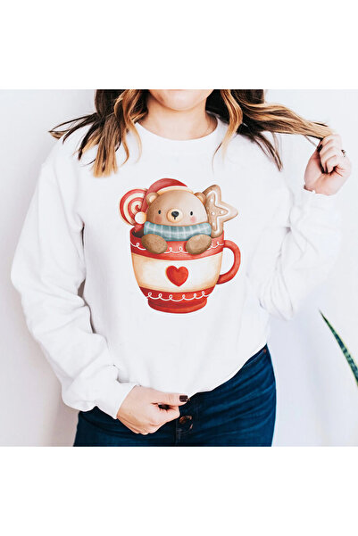 Kartier Bluza Dama Alba Christmas Bear Mug