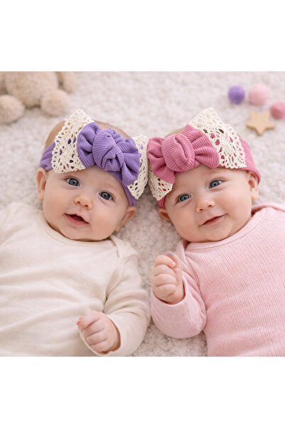 Happy Baby Butik مجموعة من قطن قطعة من باندانا بناتي مكونة من قطعتين بتفاصيل ...