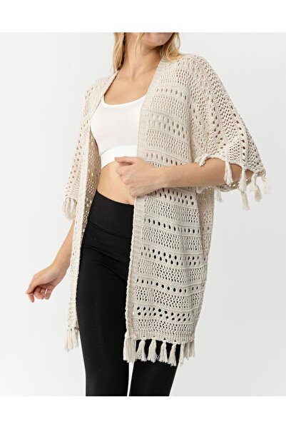 Noa&Noa Tasseled Short Cardigan