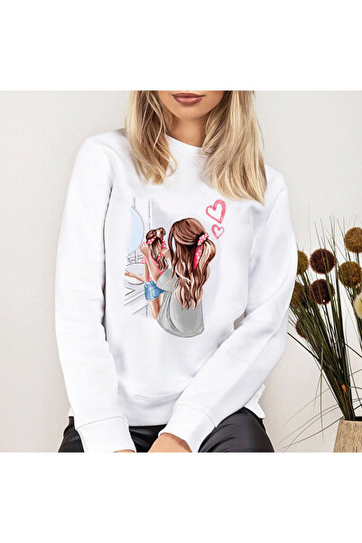 Kartier Caring Mother White Women's Blouse