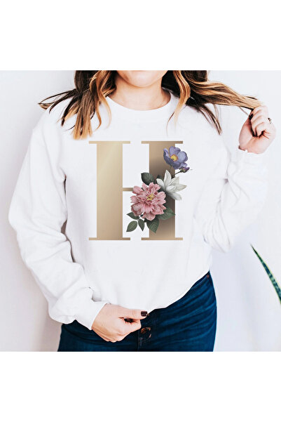 Kartier Women's White Blouse Letter "H"