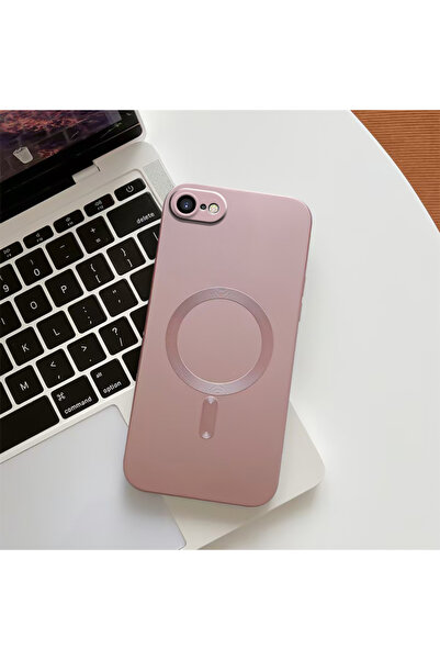 Hontinga iPhone SE 2020 Uyumlu Şeffaf Magsafe Wireless Yumuşak Silikon Telefo...