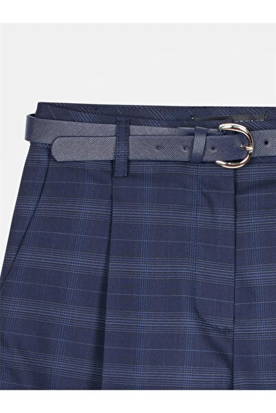 MU&ME BOUTİQUE Shorts Plaid Belt Pack Dlvn