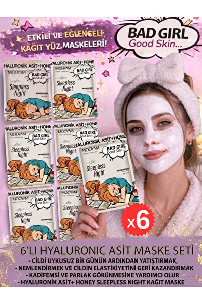M00YAM En Çok Tercih Edilen! Sleepless Night Mooyam Bad Girl Good Skin 6’lı Y...