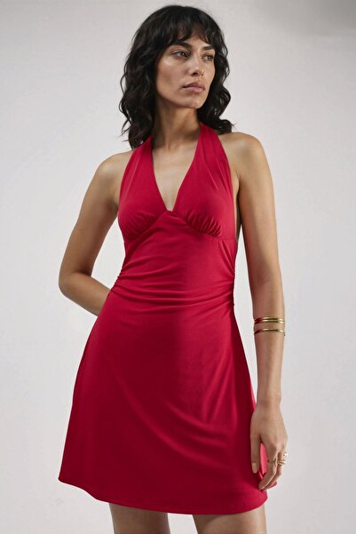 Hiccup Rochie mini cu guler halter