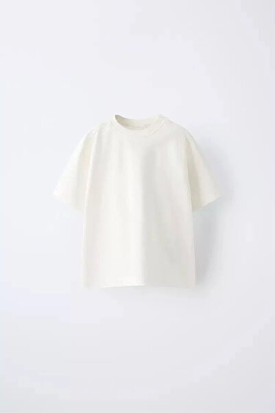 Pufiko Kids White Comfortable Fit Unisex T-Shirt