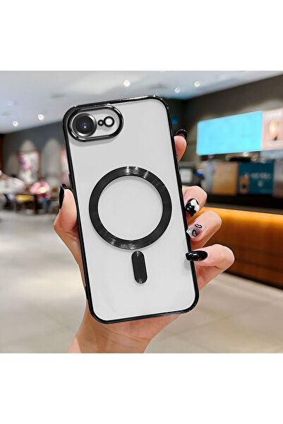 Hontinga iPhone 17e Uyumlu Şeffaf Yumuşak Silikon Magsafe Wireless Telefon Kı...