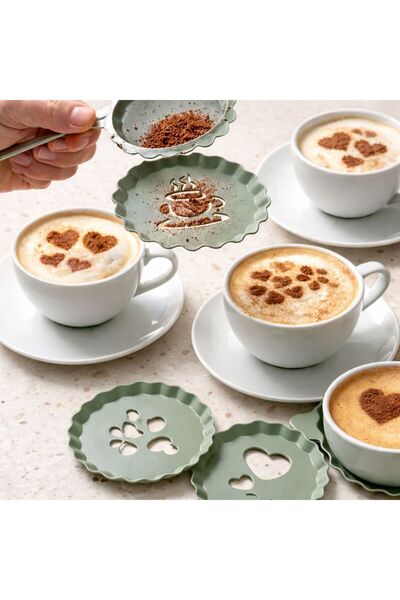 GLAVERA 4lü Kahve ve Tatlı Şekillendirici Süsleme Seti