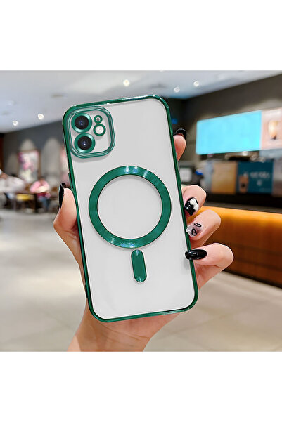 CHICASELUX حافظة هاتف لاسلكية شفافة من السيليكون الناعم متوافقة مع هاتف iPhon...