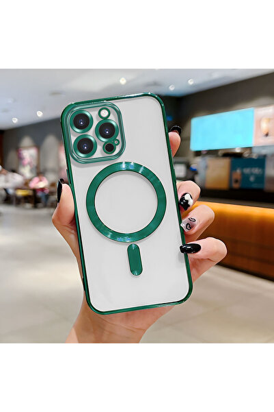 CHICASELUX حافظة هاتف لاسلكية شفافة من السيليكون الناعم متوافقة مع هاتف iPhon...