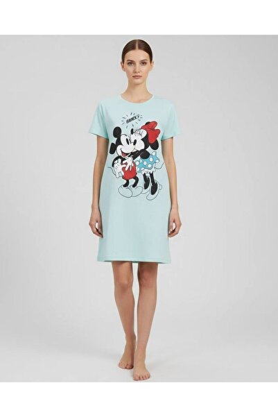 levanapajamas فستان بيجامة ميكي و ميني ماوس ازرق فاتح