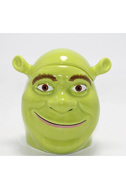 OEM 3d shrek design mug with lid alk4534