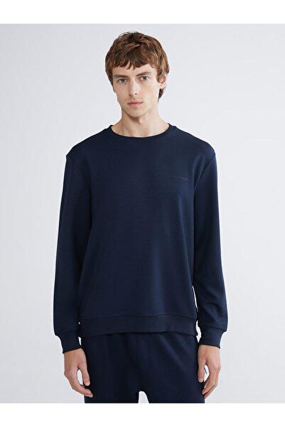 LC Waikiki Ανδρικό φούτερ Navy Blue Crew Neck