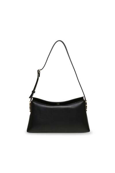Steve Madden Bnorra Solid Black Shoulder Bag