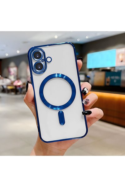 Hontinga iPhone 16 Compatible Transparent Soft Silicone Magsafe Wireless Phon...