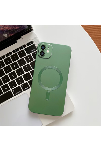 transparent Magsafe Wireless Soft Silicone Phone Case for iPhone 12