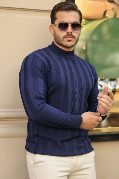 Hiccup JANES Polorolovka Teksturirano Pleteni džemper