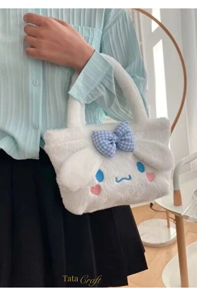 TATA CRAFT Peluş El Kol Omuz Çantası Kawaii Sanrıo Karakter Çocuklar İçin Uyg...