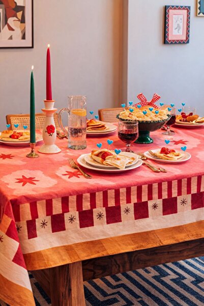 mutfak Mini Mavi Kalp Kürdan 30’lu | Pasta, Meyve ve Aperatif Sunumları İçin