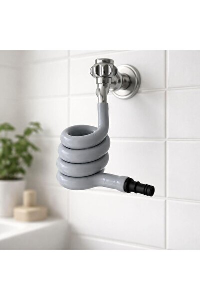 1 Piece Spiral Toilet Matic Hose Crimped Toilet Hose