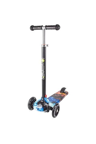 LORELLİ Πτυσσόμενο Πατίνι Yuppee Κόκκινη Φλόγα, με LED