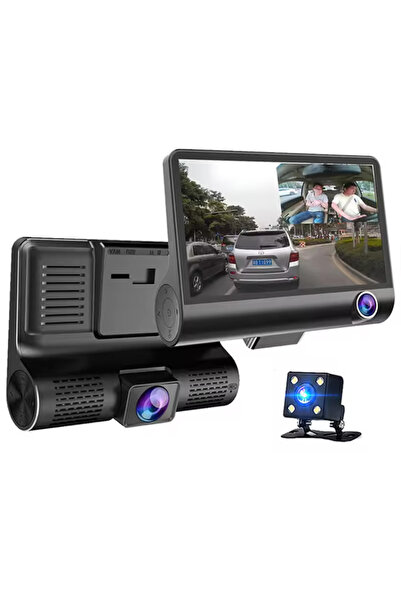 OEM Cameră auto triplă Werstil cu 3 canale | Față, interior, spate | 1080P, u...