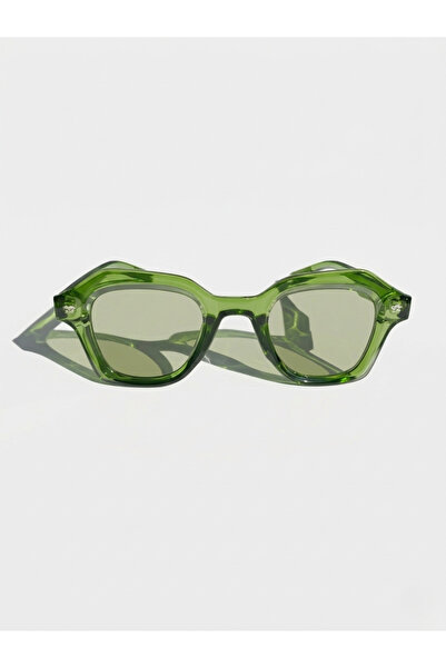 Mazzy Ceta Green Vintage Unisex Sunglasses