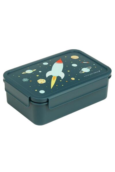 A Little Lovely Company Children's snack and lunch box, Space,