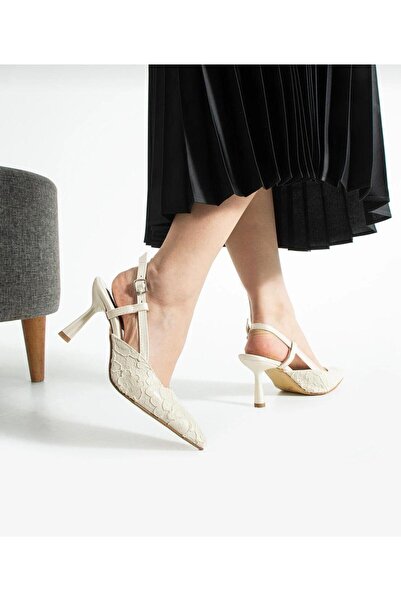 Samira حذاء نسائي بكعب ستيليتو - مدبب من الأمام دانتيل - مقاس حذاء بكعب رفيع ...