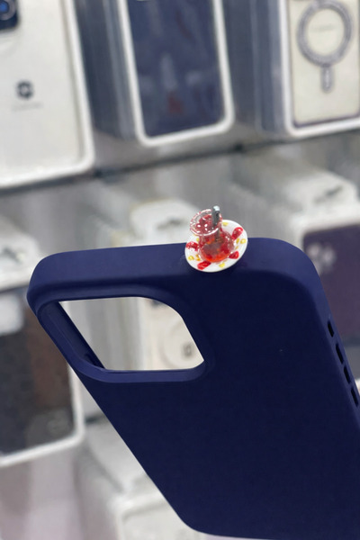 lotusbybuket iPhone 15 Tea Cup Shaped Silicone Case (You Can Ask Questions fo...